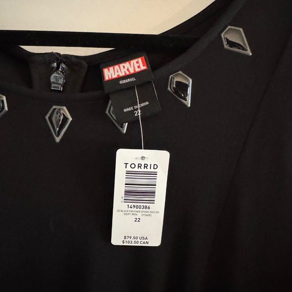 Marvel - Black Panther Dress (Size 22) - New with Tags - Picture 3 of 5